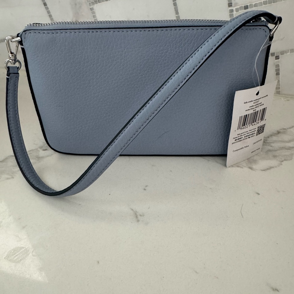 Kate Spade Leila embossed Snake Convertible Wristlet - Picture 4 of 7